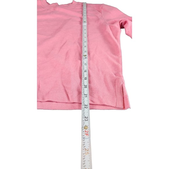 Z By Zella Women's Pink Cotton Blend Round Neck Pullover Sweater Size Small - Picture 4 of 6